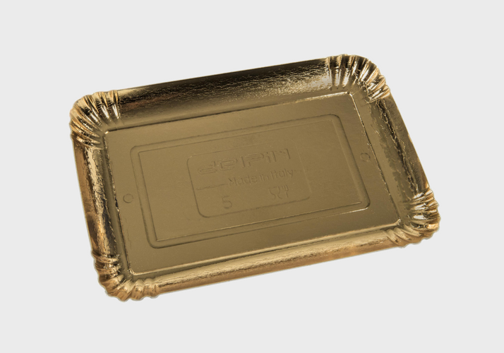 Vassoi cartone Oro n.6 Confezione da 10 kg. Cartaincarta